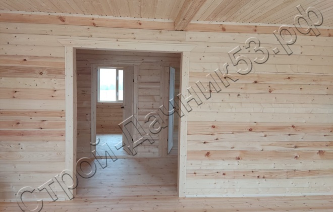 4 Брусовой дом ОД-11, 9х9м, 81М², Тульская область, Заокский район, КП «Покровское-Южное» (12)